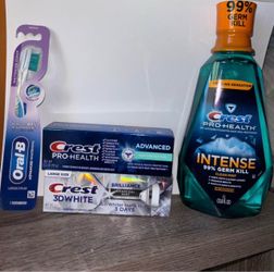 Crest & Oral-B Oral Care Bundle