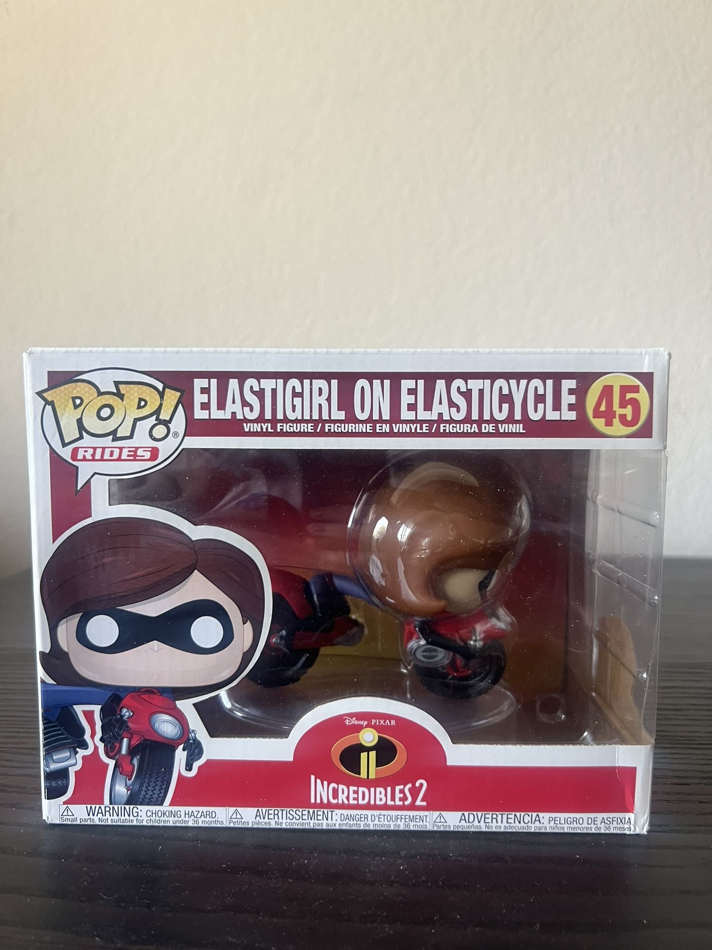 VAULTED Elastigirl on Elasticycle Funko Pop RIDE #45 Incredibles Disney Pixar