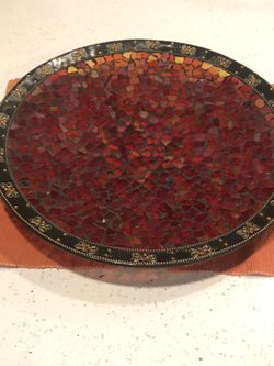 Decorative plate from pier one