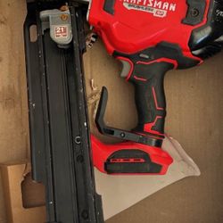 CRAFTSMAN V20 Cordless Framing Nailer, Nail Gun, 21 Degree, up to 3-1/4 inch Nails, Bare Tool Only