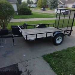 5X8 CUSTOM CARRY ON UTILITY TRAILER