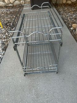 Rev-A-Shelf Brand Two-Tier Wire Basket Pull-Out Organizer
