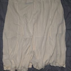 NY&C Beigh Bttn Up Skirt 