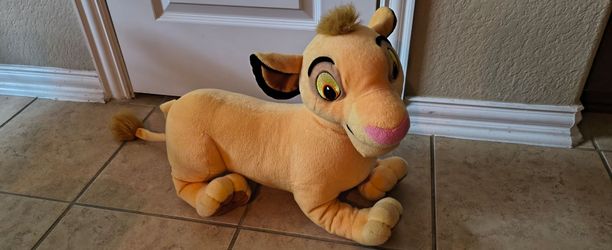 2002 Hasbro Disney Lion King Jumbo Simba plush toy
