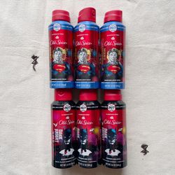Old Spice Deodorant Spray DC Collection Superman Batman