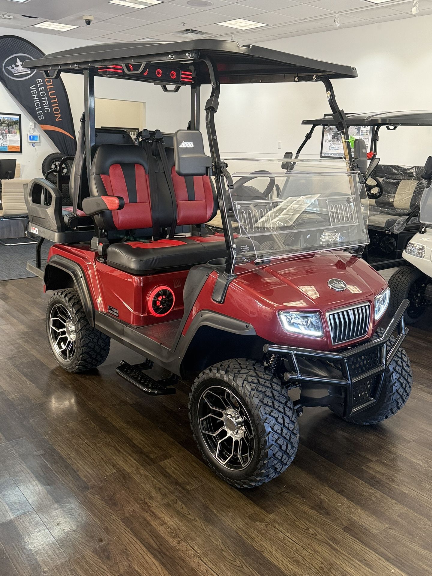 New Lifted Lithium Golf Cart