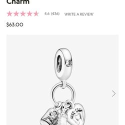 Pandora new Baby Charm 