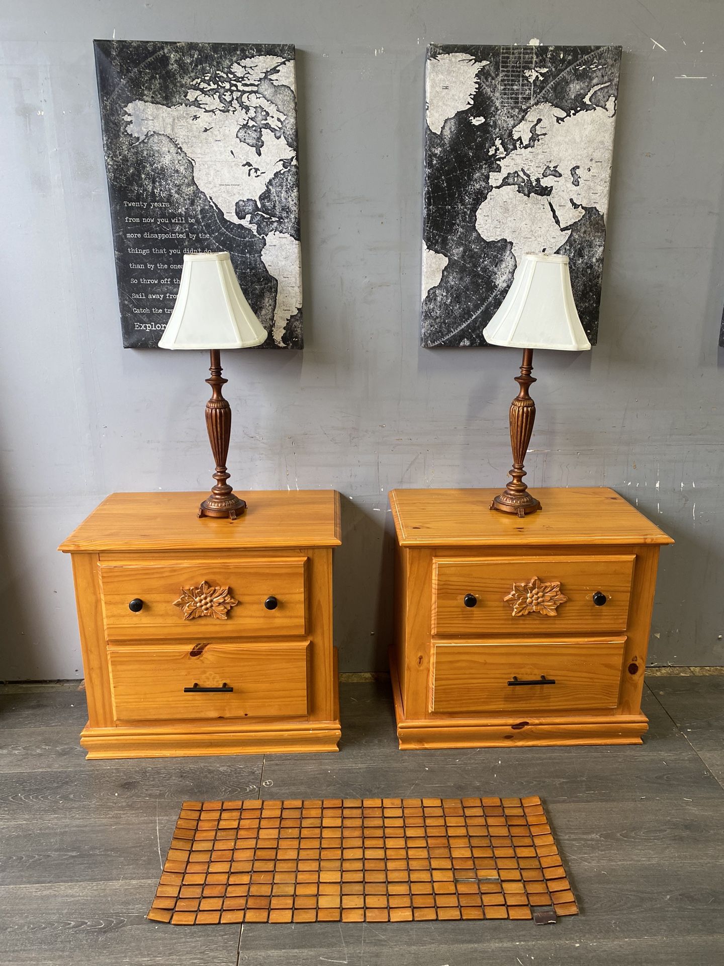 Solid Wood Matching Nightstand Set for Sale in Vancouver, WA OfferUp