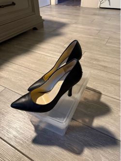Black stiletto heels