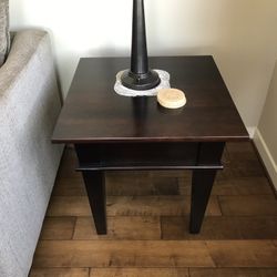 Restoration Hardware L shaped Couch  and Coffee Table And Matching End Table 