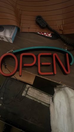 Open sign