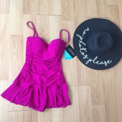 New Swimdress & Beach Hat🌞🩱👒🏖