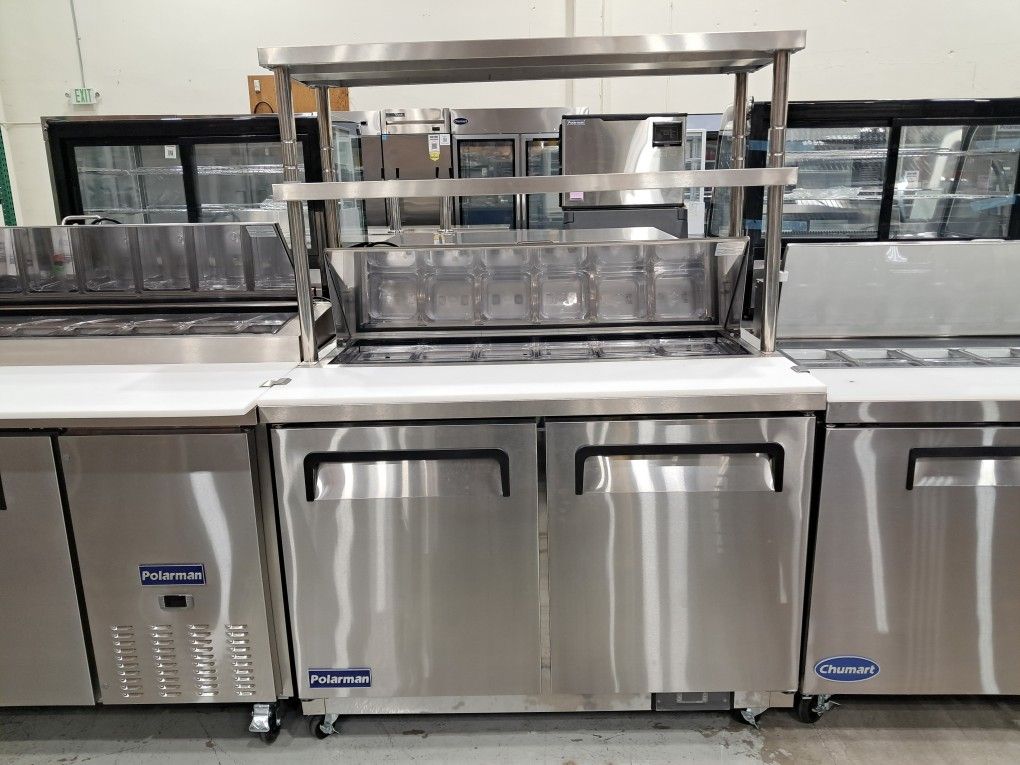 ❄️NSF/ETL COMMERCIAL PREP TABLE 48" INCH (MESA DE PREPARACIÓN COMERCIAL DE 48 PULGADAS) 🍕
