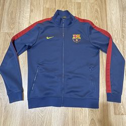 Nike FC Barcelona Dry Dri Fit Warm Up Sweater Mens Medium FIFA Soccer