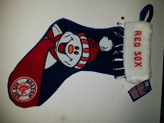 Red Sox Christmas stocking w/ Bells