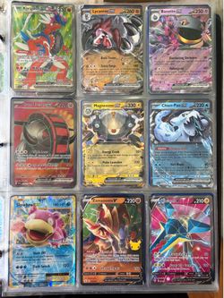 Pokémon V/Vmax/EX collection