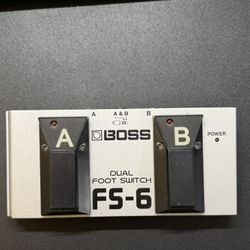 Boss F5-6 Dual Foot Switch 