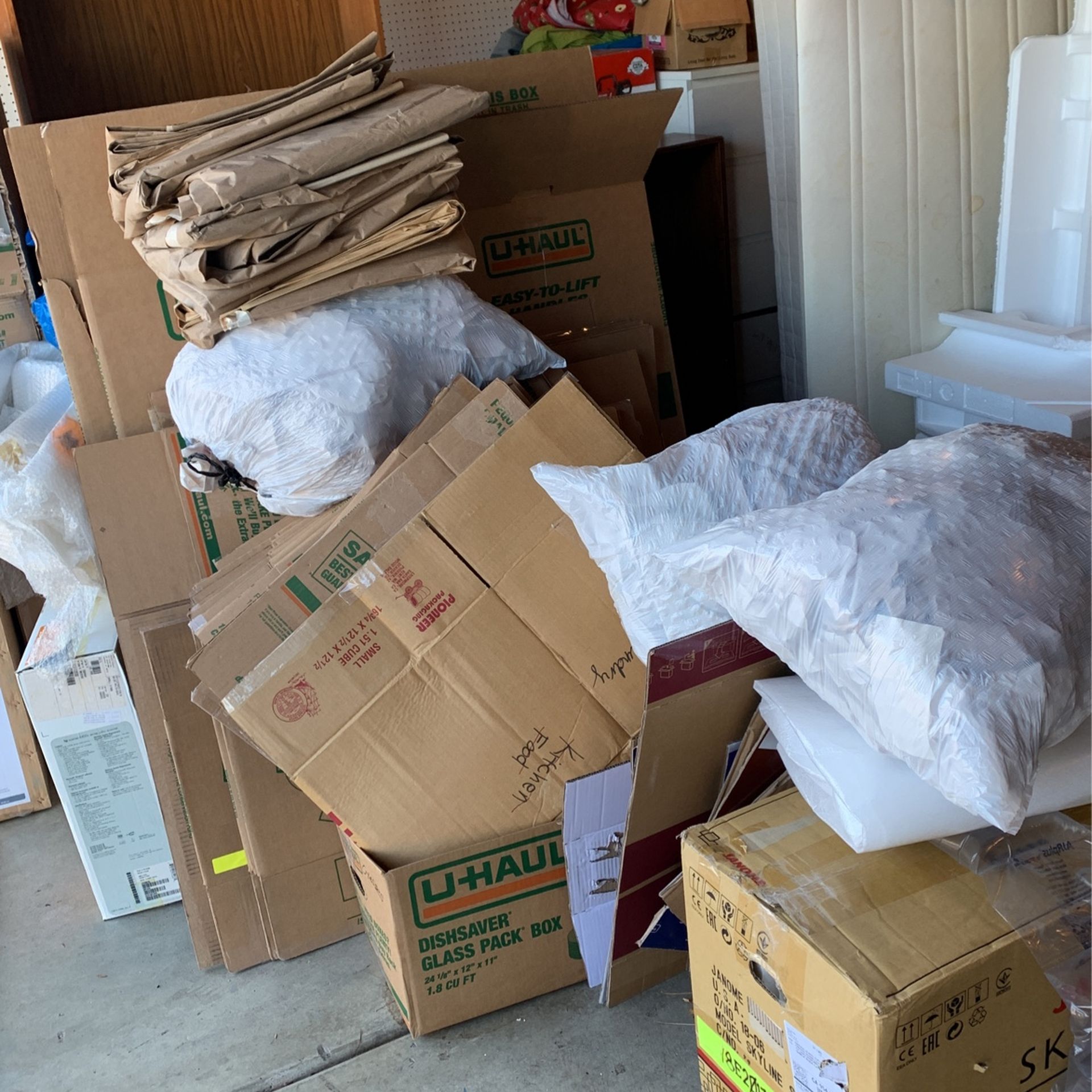 Moving Boxes And Packing Paper .10 Cents A Box Packing Paper Included