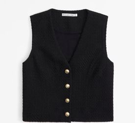 Abercrombie & Fitch Tweed Vest