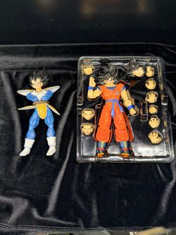 SH Figuarts DB Lot (Goku, Vegeta, Kid Goku, Bardock, Frieza) *READ DESCRIPTION*