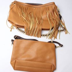 Calin Collection  2-In-1 Fringe Hobo Bag 