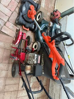 Lot of garden care equipment