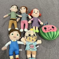 Cocomelon Family Bundle Plush Toys