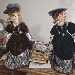 Porcelain Victorian Dolls
