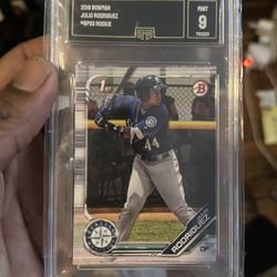 Julio Rodriquez mint 9 rookie card