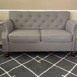 Gray Two Seater Couch 