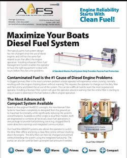 Fuel filtration systems