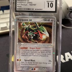 Rayquaza Ex 102 CGC 10