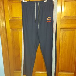 MENS SMALL CHICAGO BEARS STRETCHABLE SWEATPANTS 