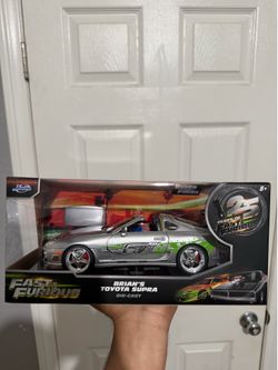 Jada Fast and Furious Toyota Supra 1:24 Silver Finish
