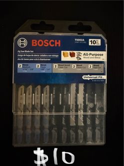 Bosch T5002A 10-Piece Jig Saw Blade Set