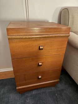 Three drawer nightstand