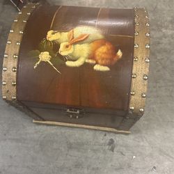 Easter Bunny Treasure Chest