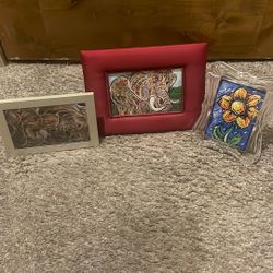 Beautiful pictures and crystal framed picture