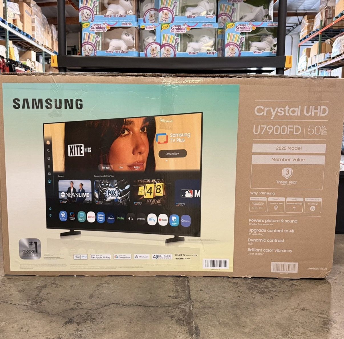 Samsung 50” U7900FD Crystal UHD Smart TV Brand New In Box