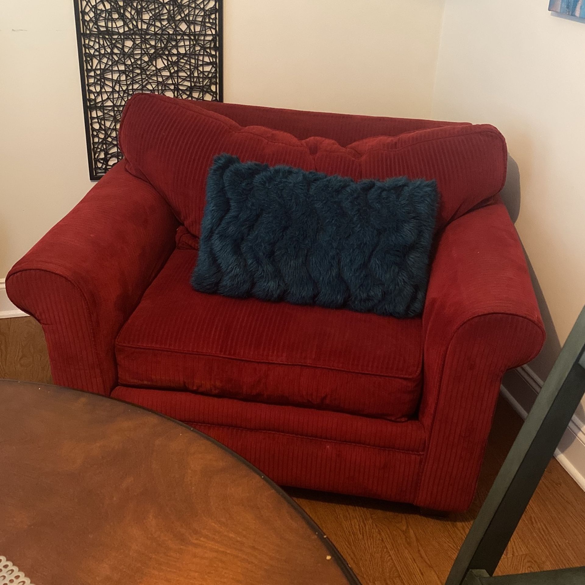 Red Couch Set
