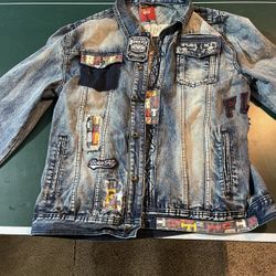 Denim Jacket Brand New With Tags Born Fly 2xL
