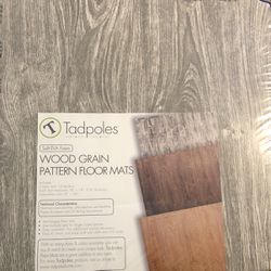 Wood grain Interlocking Falsify Floor Mats