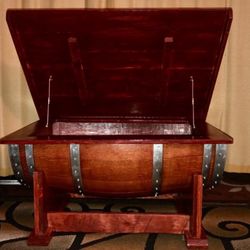 Wine Barrel Coffee Table