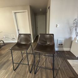 Brown Bar Stool Chairs 