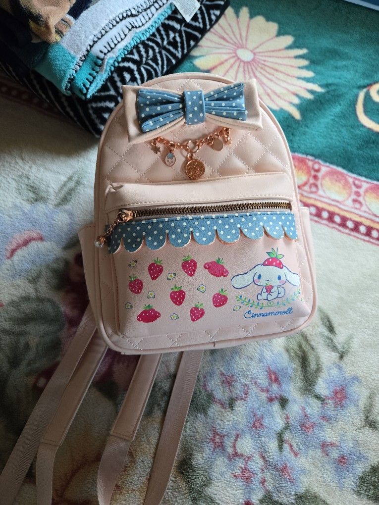 Cinnamon Roll Mini Backpack