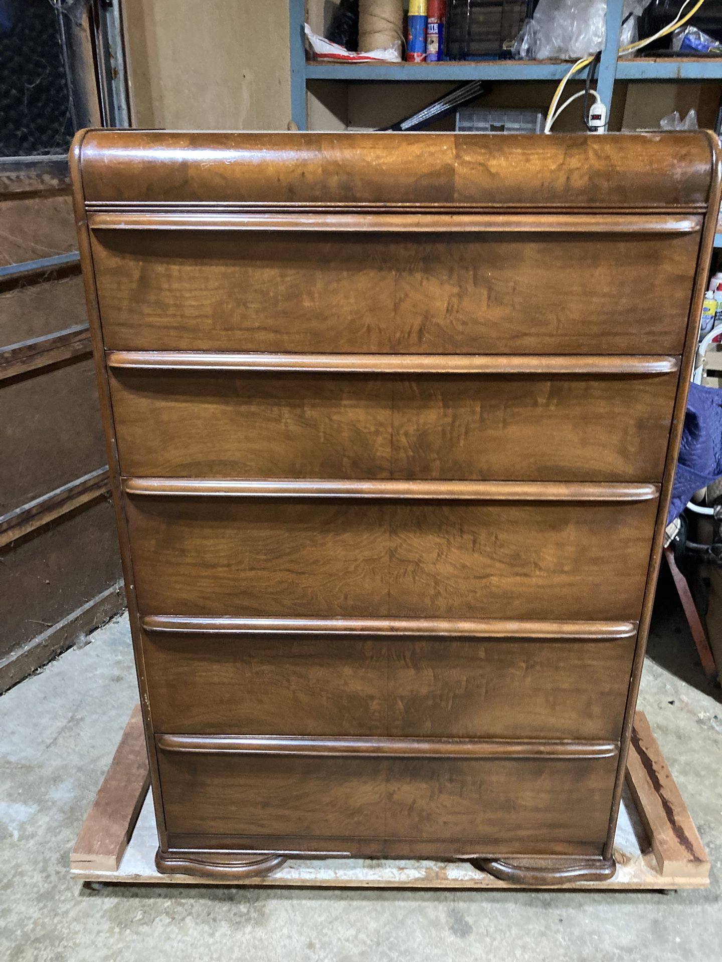 Art Deco Waterfall Dresser