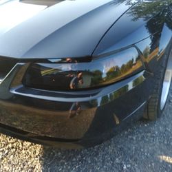 Mustang New Edge Custom Smoked Headlights