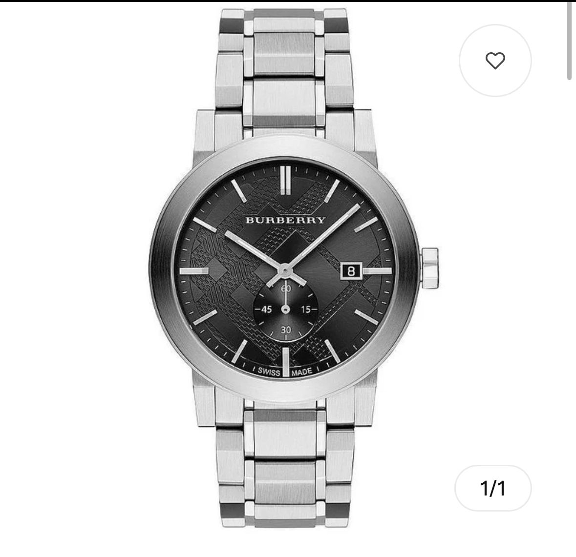 Burberry Men's Watch The City 42mm Black BU9901