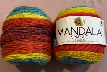 Lion Brand Yarn Mandala Sparkle Hercules 2pk