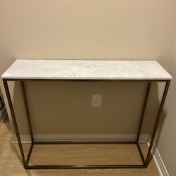 Potterybarn Delaney 36" Marble Console Table